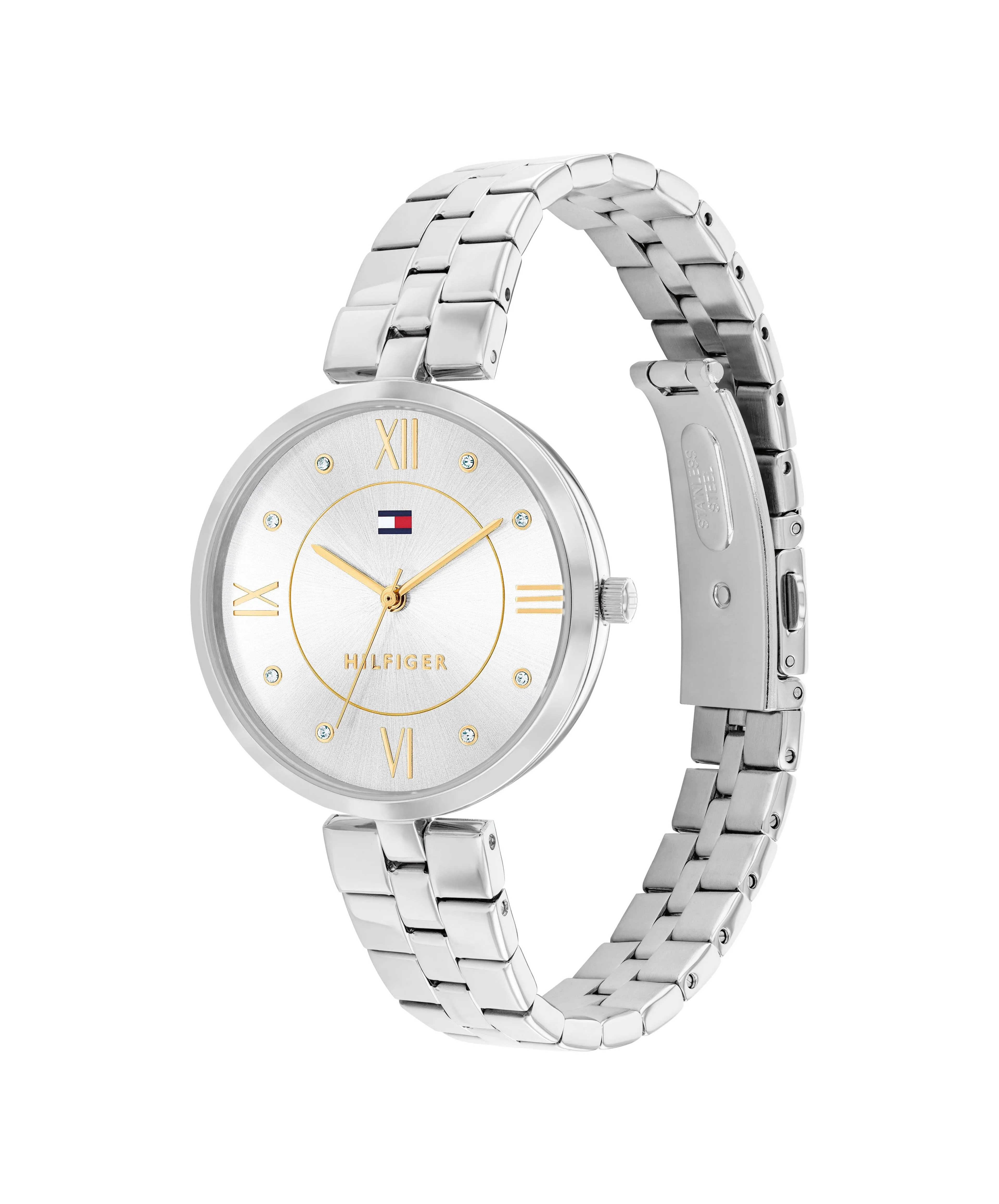 Tommy Hilfiger Ella Stainless Steel Silver Dial Ladies Watch 1782683
