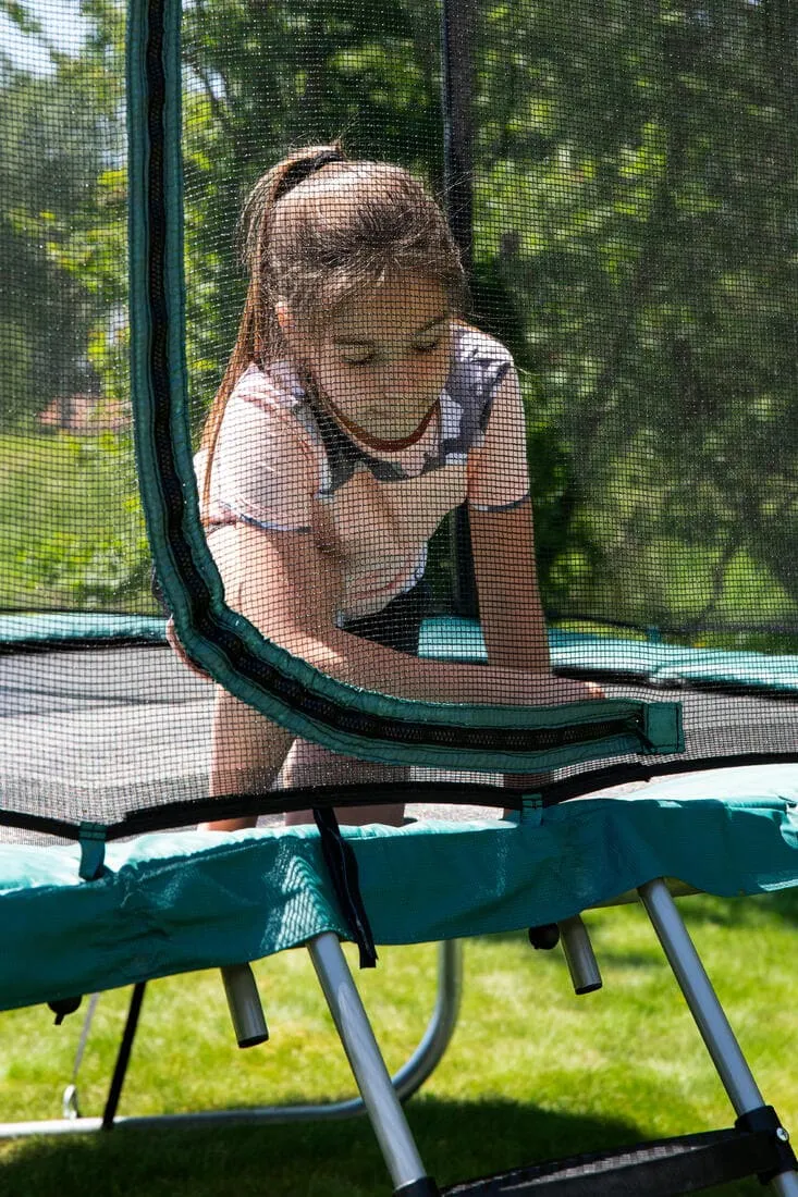 TRAMPOLINE RECTANGULAIRE 520 AVEC FILET DE PROTECTION
