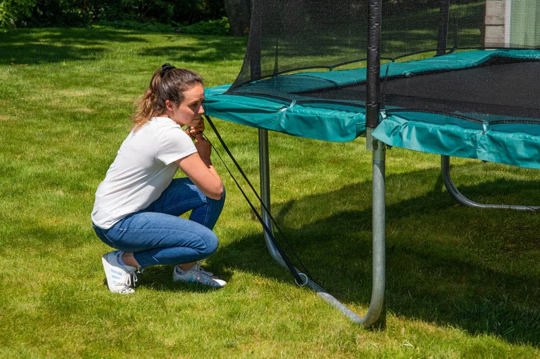 TRAMPOLINE RECTANGULAIRE 520 AVEC FILET DE PROTECTION