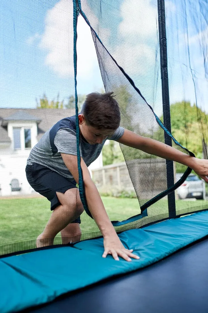 TRAMPOLINE RECTANGULAIRE 520 AVEC FILET DE PROTECTION
