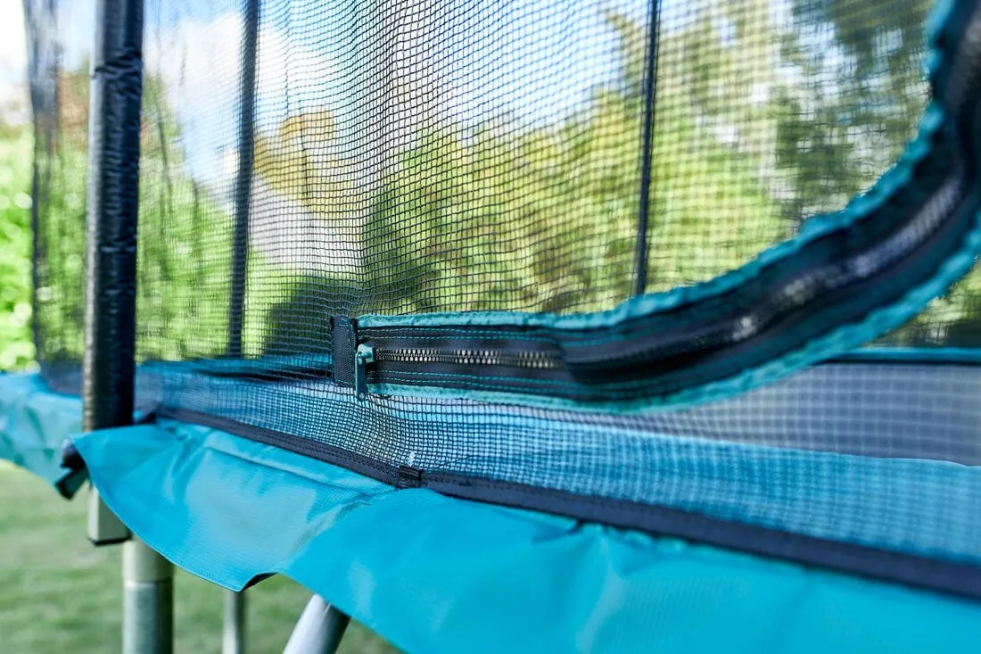 TRAMPOLINE RECTANGULAIRE 520 AVEC FILET DE PROTECTION