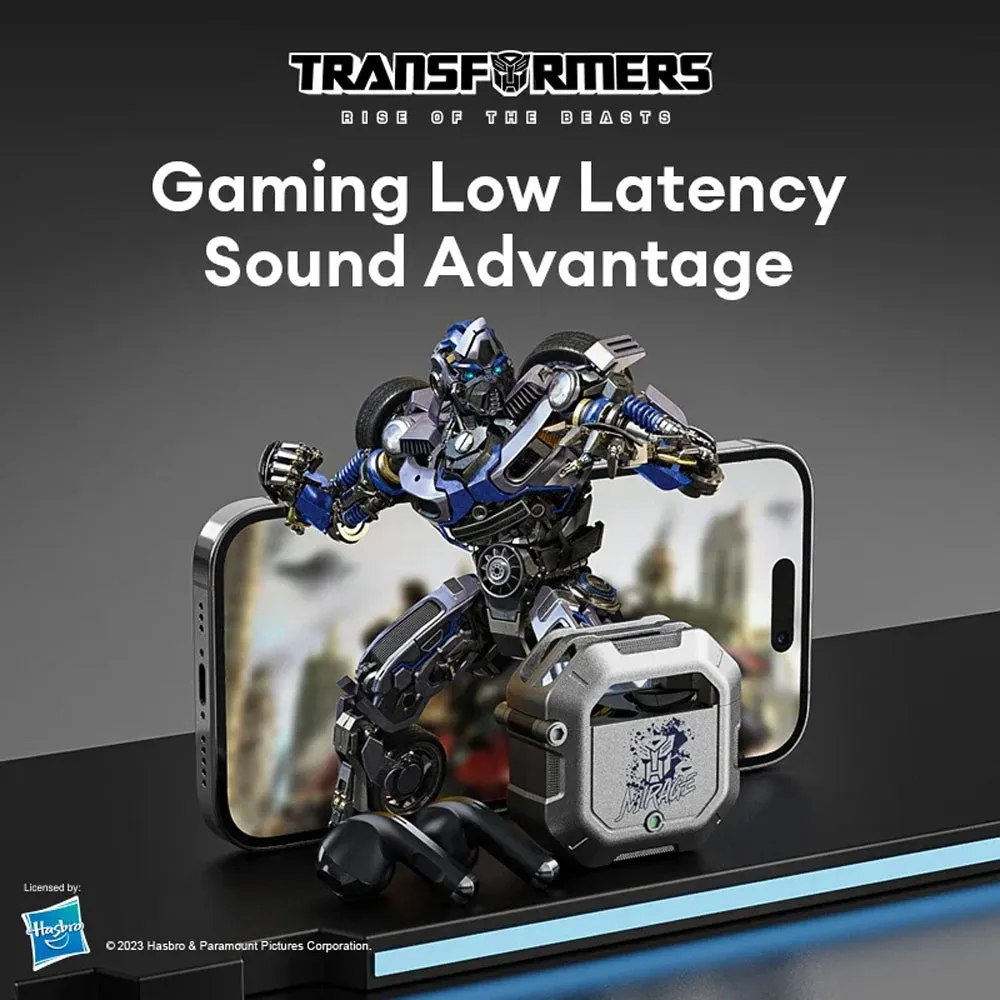 Transformers TF-T12 Low Latency Sports Earbuds - Black