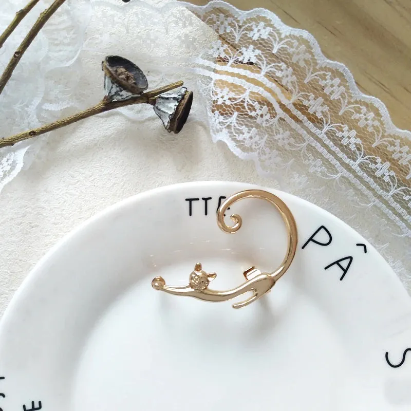 Trendy Cat-Styled Cute Cuff Earring for Women