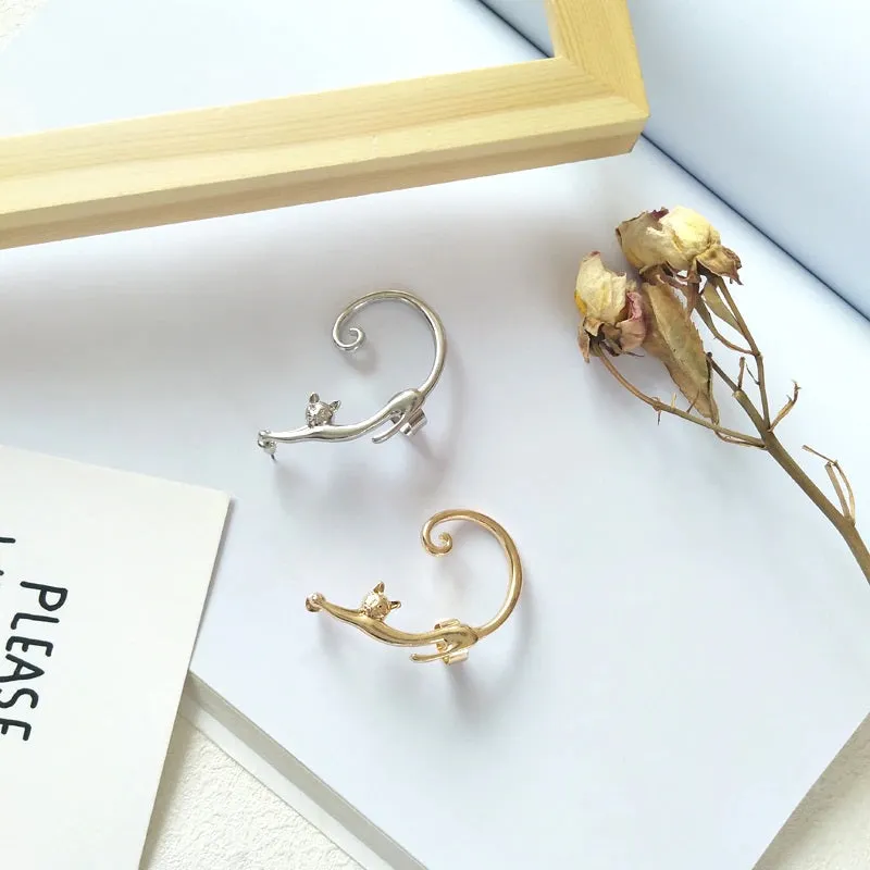 Trendy Cat-Styled Cute Cuff Earring for Women
