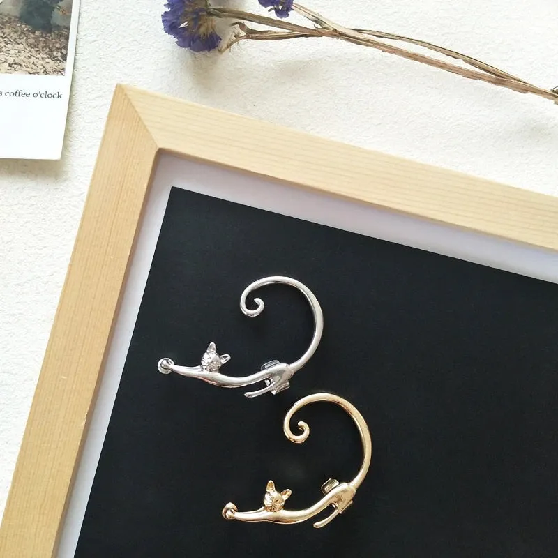 Trendy Cat-Styled Cute Cuff Earring for Women