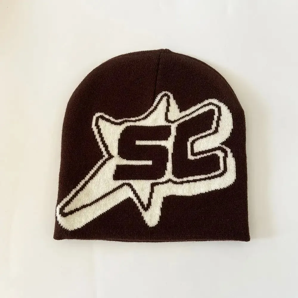 Trendy Chunky Knit Grunge Y2K Beanie