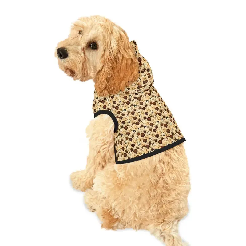 Trendy Dog Hoodie with Cool Dog Print Pattern