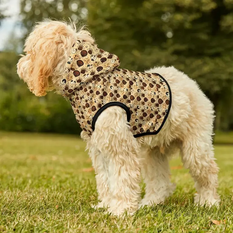 Trendy Dog Hoodie with Cool Dog Print Pattern