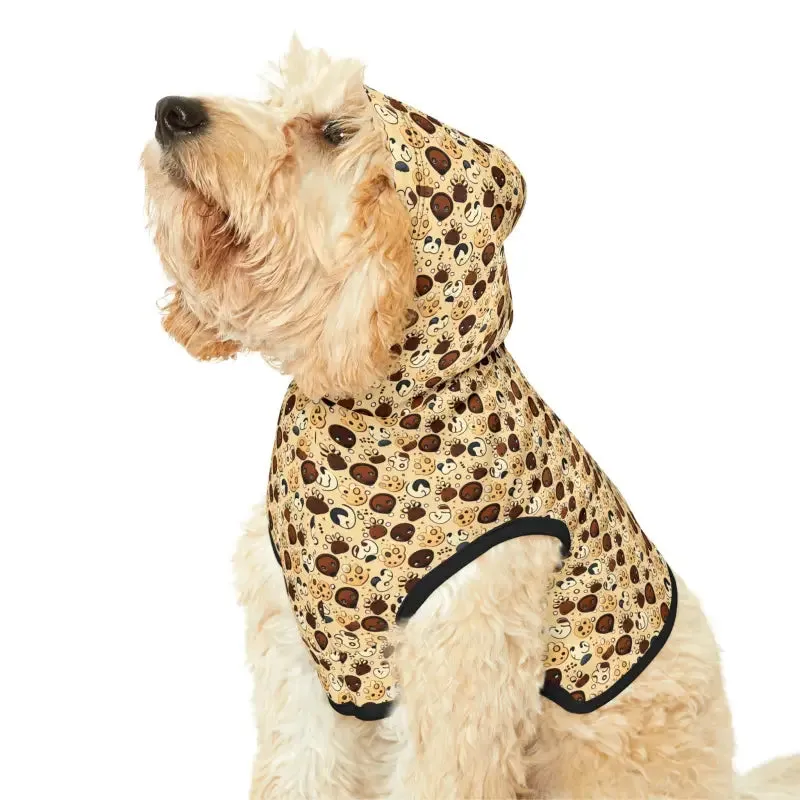 Trendy Dog Hoodie with Cool Dog Print Pattern