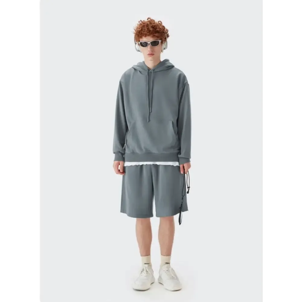Trendy Y2K Oversized Hoodie with Drawstring for Comfort and Style