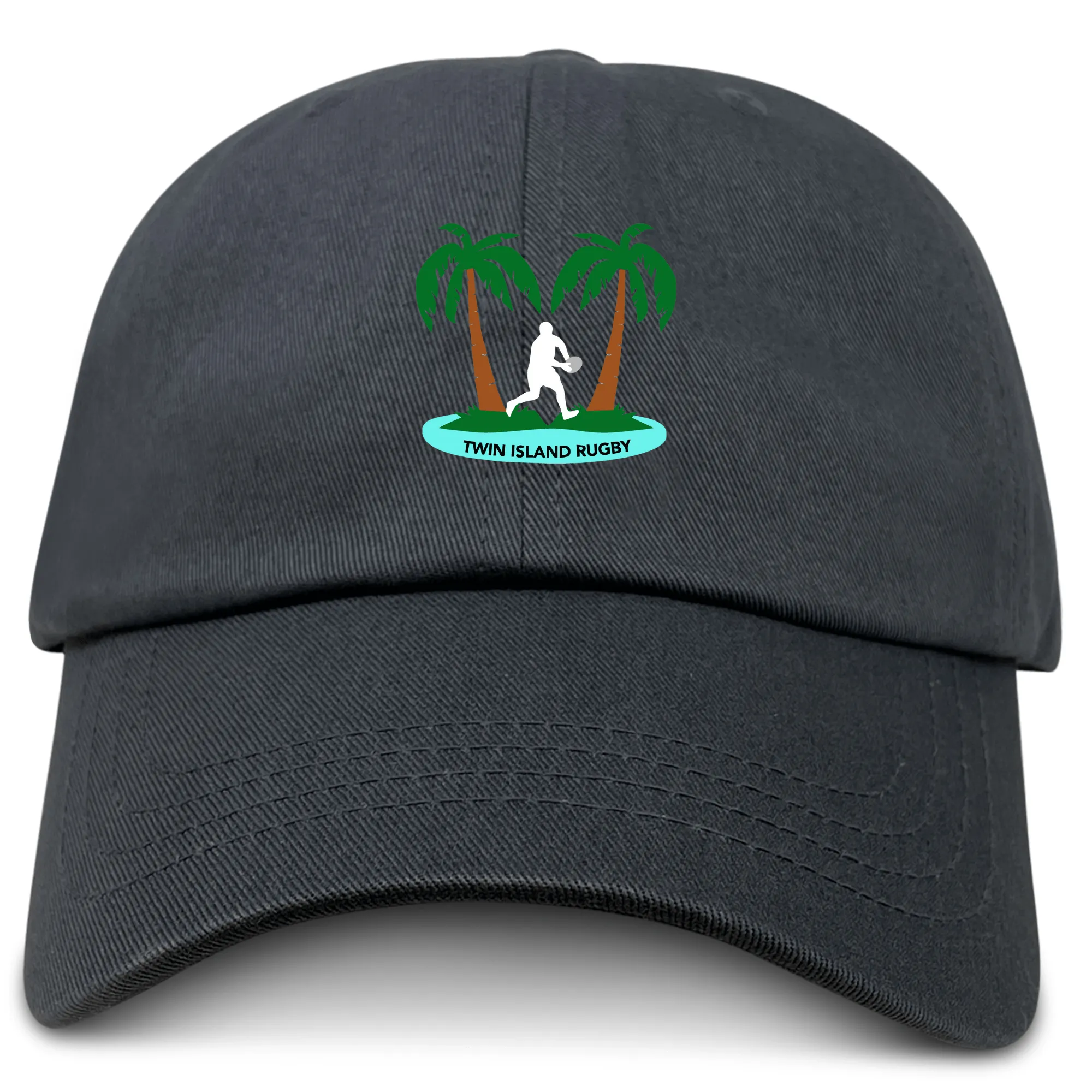Twin Island Rugby Adult Low-Profile Cotton Twill Dad Cap