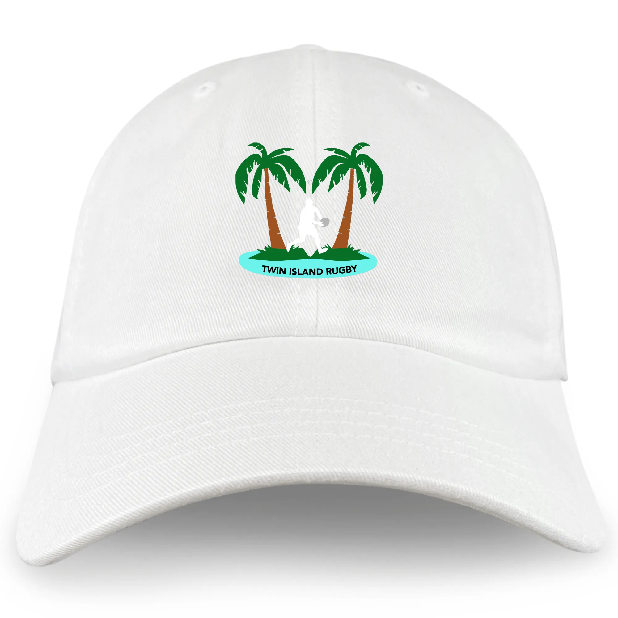 Twin Island Rugby Adult Low-Profile Cotton Twill Dad Cap