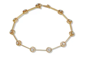 Twist Kaleidoscope Petite Diamond Bar Bracelet