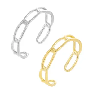 Two-Tone Chain Ring Combo Set