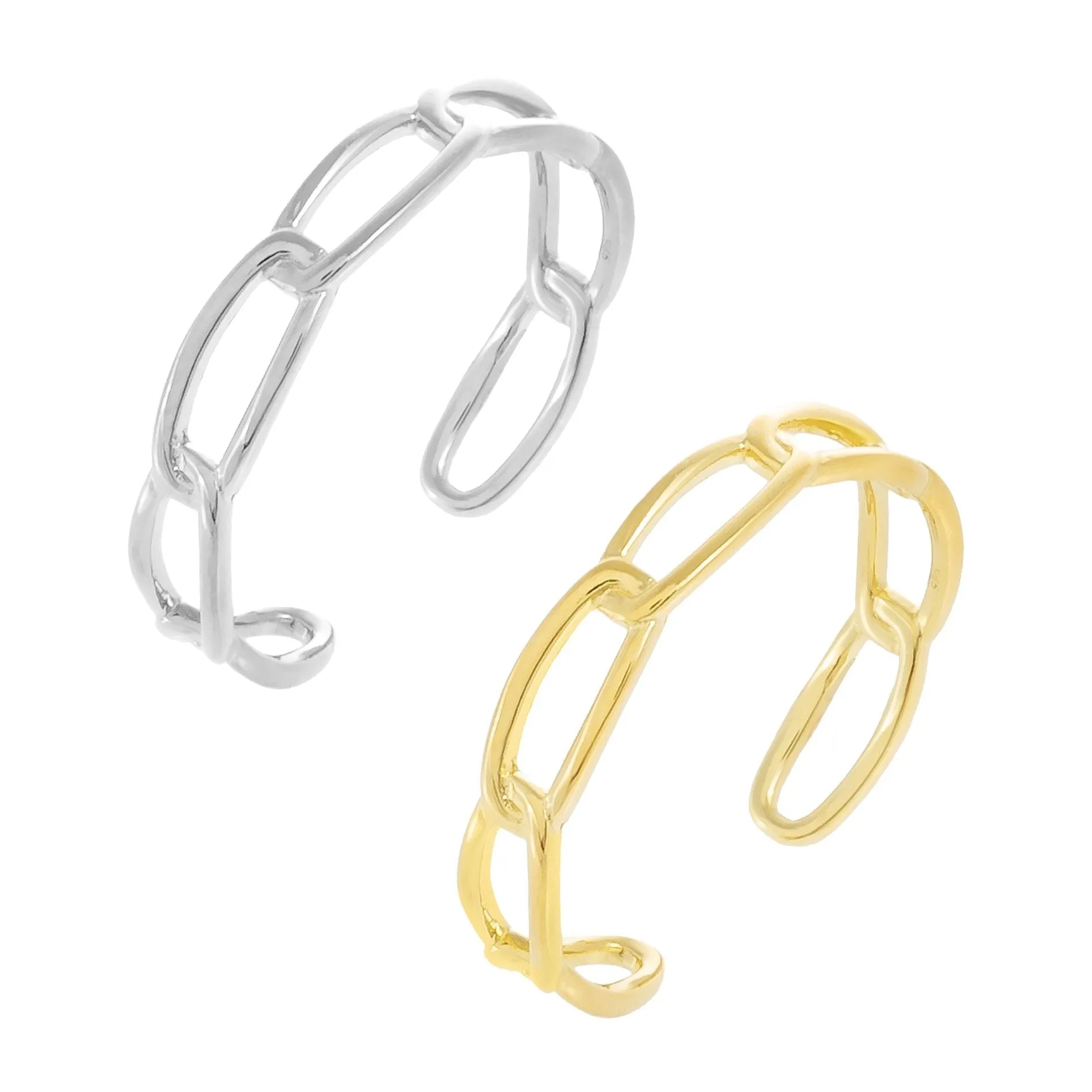 Two-Tone Chain Ring Combo Set