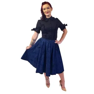 Twyla Twirl Skirt in Blue