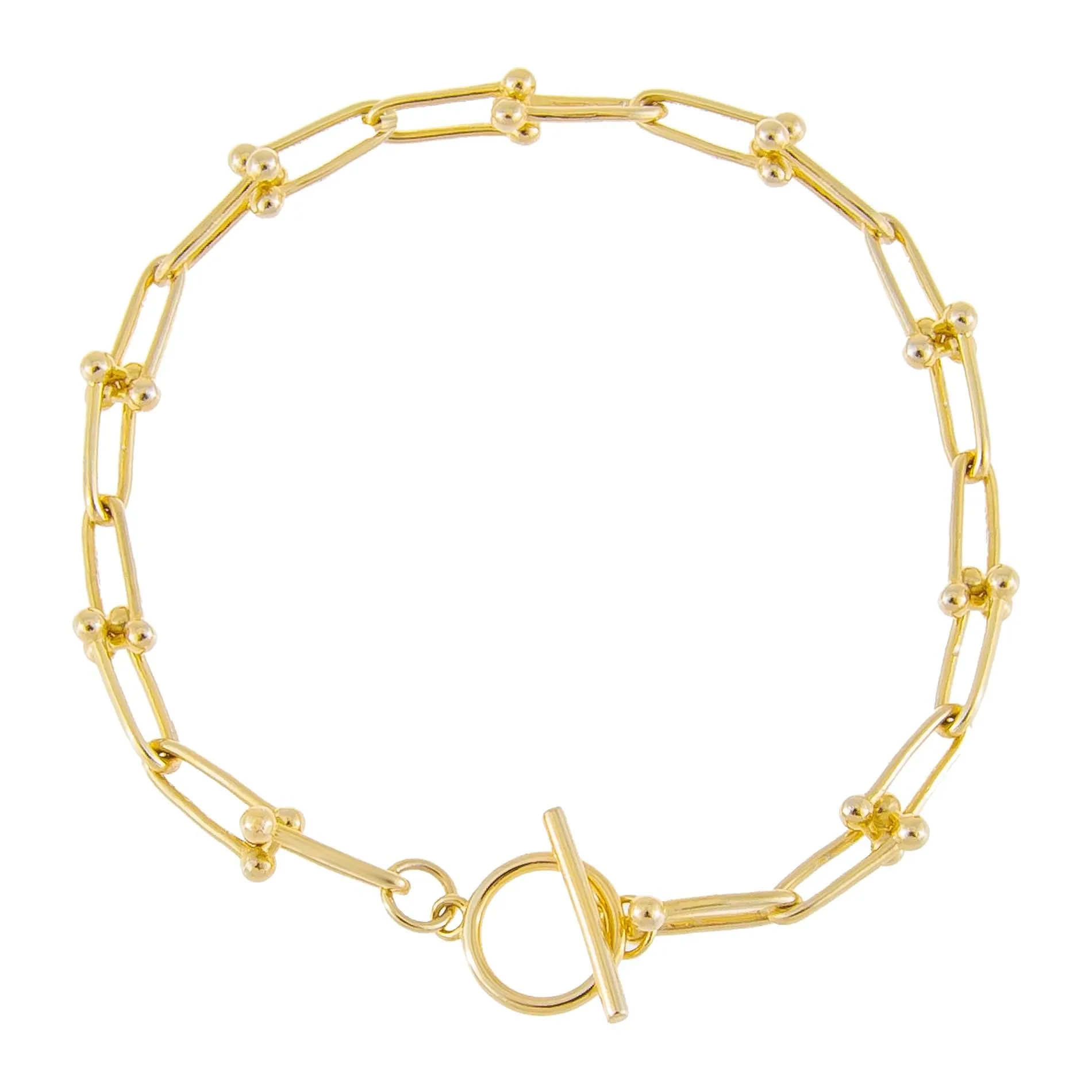 U Chain Toggle Bracelet