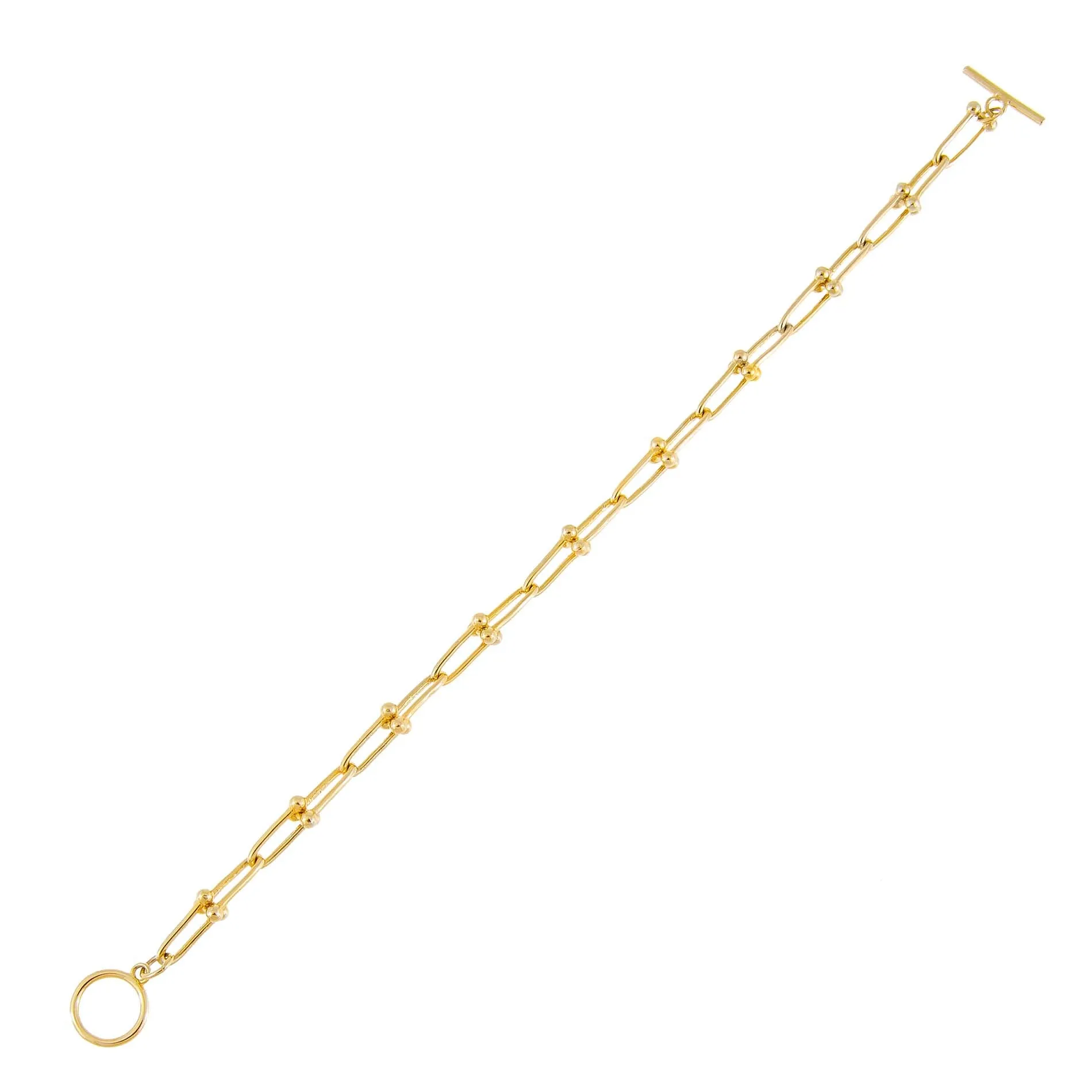 U Chain Toggle Bracelet