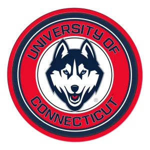 UConn Huskies: Modern Disc Wall Sign