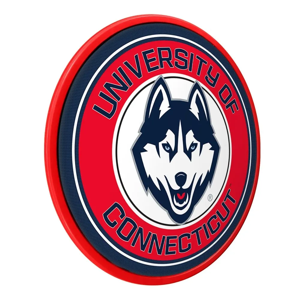 UConn Huskies: Modern Disc Wall Sign