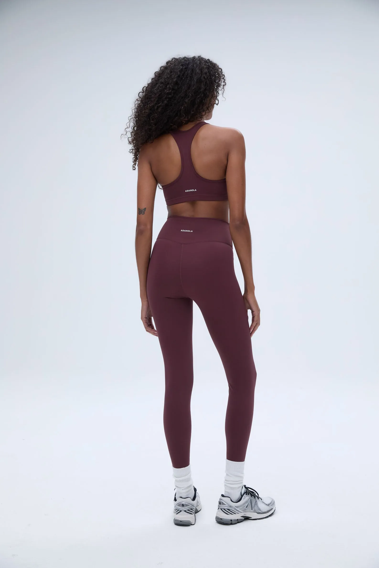 Ultimate Scoop Neck Racer Back Bra - Burgundy