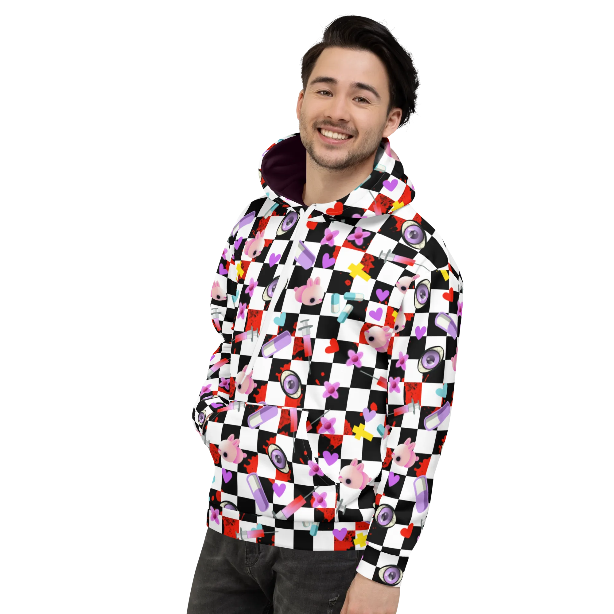 Unisex Hoodie, Yami Kawaii Mochi Mouse