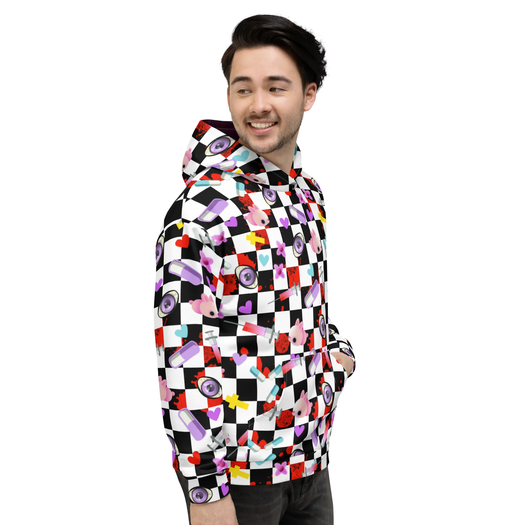 Unisex Hoodie, Yami Kawaii Mochi Mouse