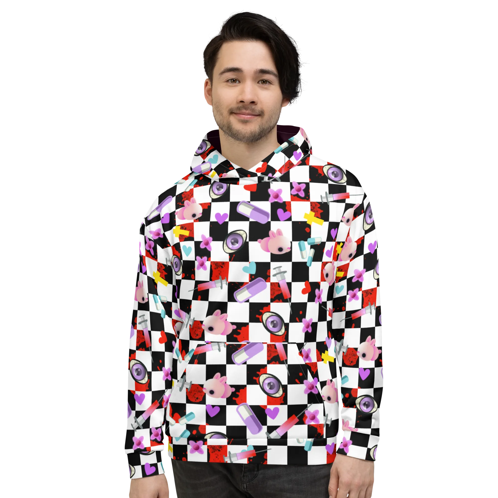 Unisex Hoodie, Yami Kawaii Mochi Mouse