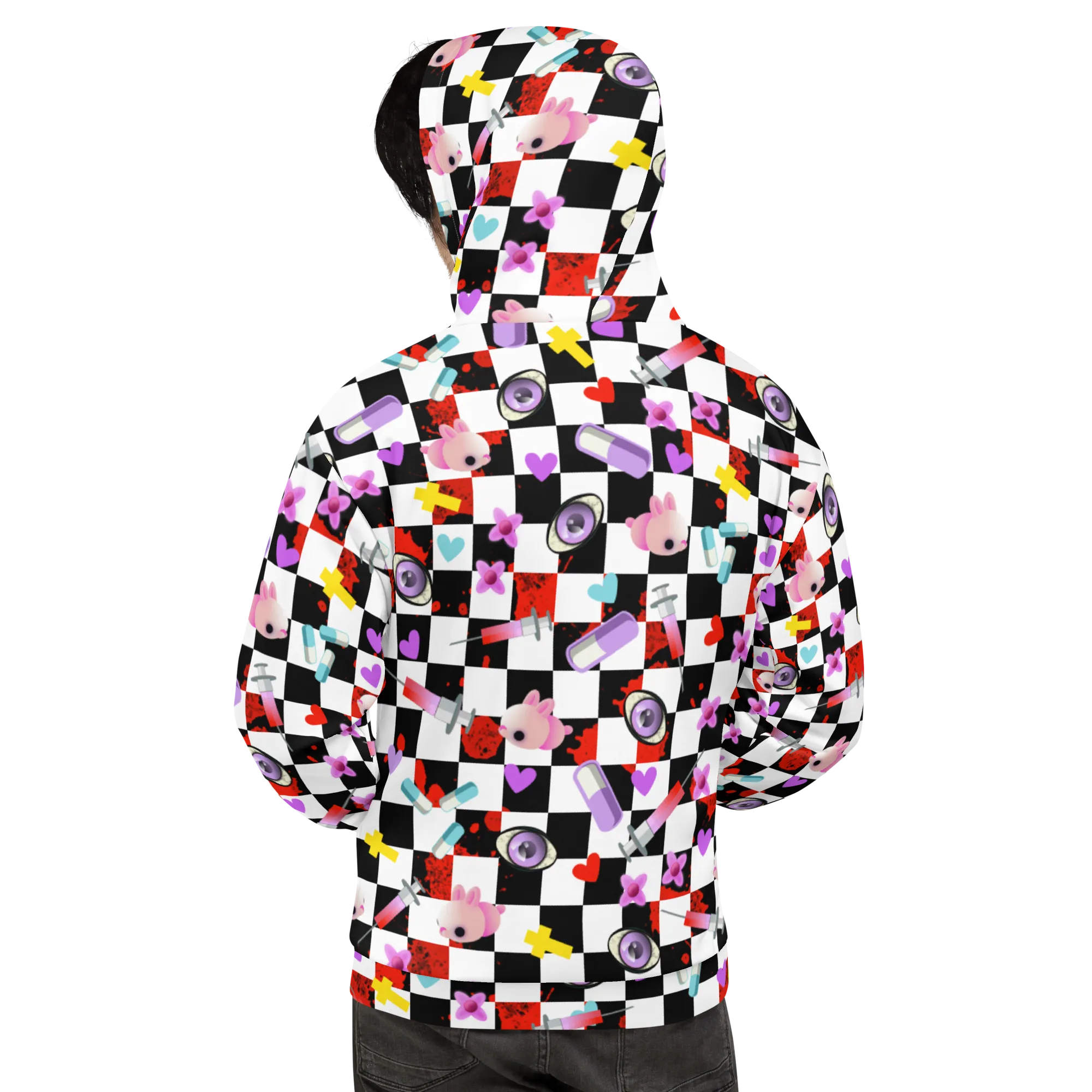 Unisex Hoodie, Yami Kawaii Mochi Mouse