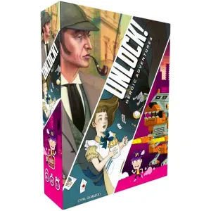 Unlock! Heroic Adventures - Cooperative Escape Room Board Game for Family, and Adults (1-6 Players, Ages 10 ) - Space Cowboys