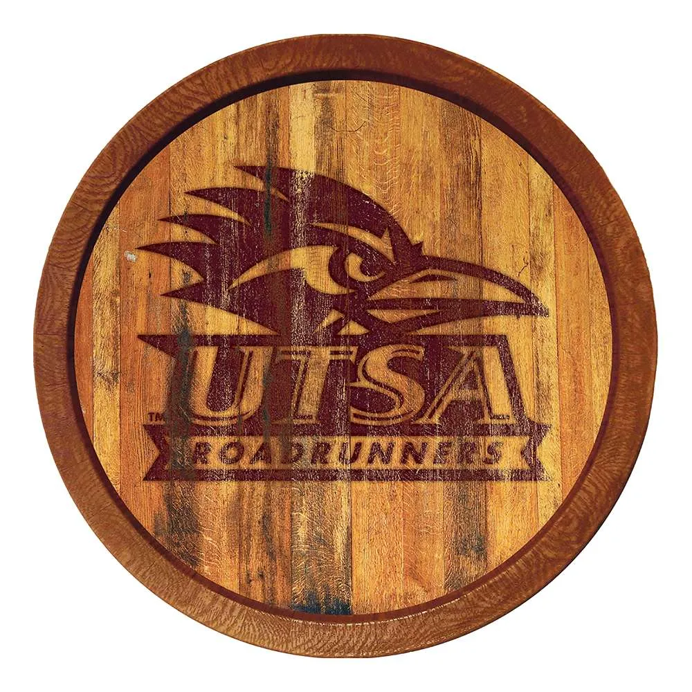 UT San Antonio Roadrunners: Branded "Faux" Barrel Top Sign