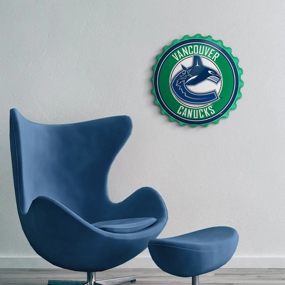 Vancouver Canucks: Bottle Cap Wall Sign