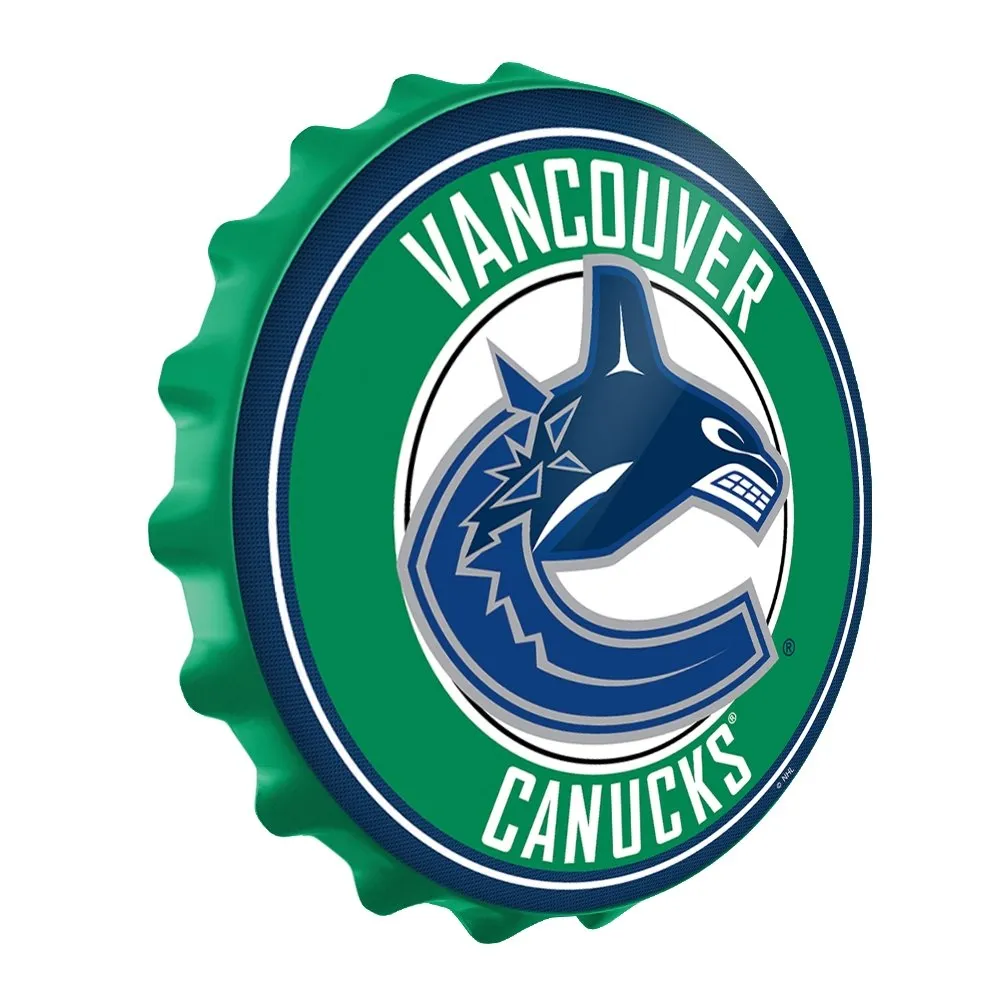 Vancouver Canucks: Bottle Cap Wall Sign