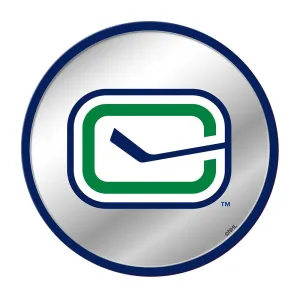 Vancouver Canucks: Secondary Logo - Modern Disc Mirrored Wall Sign