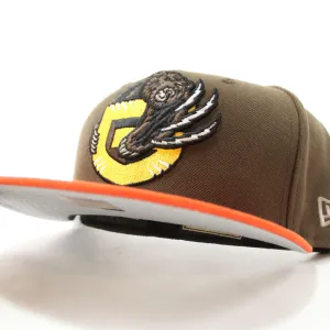 Vancouver Grizzlies New Era 59Fifty Fitted Hat  (Brown Orange Gray Under Brim)