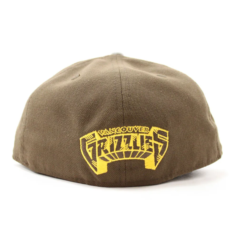 Vancouver Grizzlies New Era 59Fifty Fitted Hat  (Brown Orange Gray Under Brim)