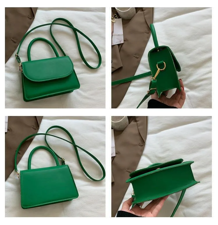 Versatile Casual Flip Simple Shoulder Handbag