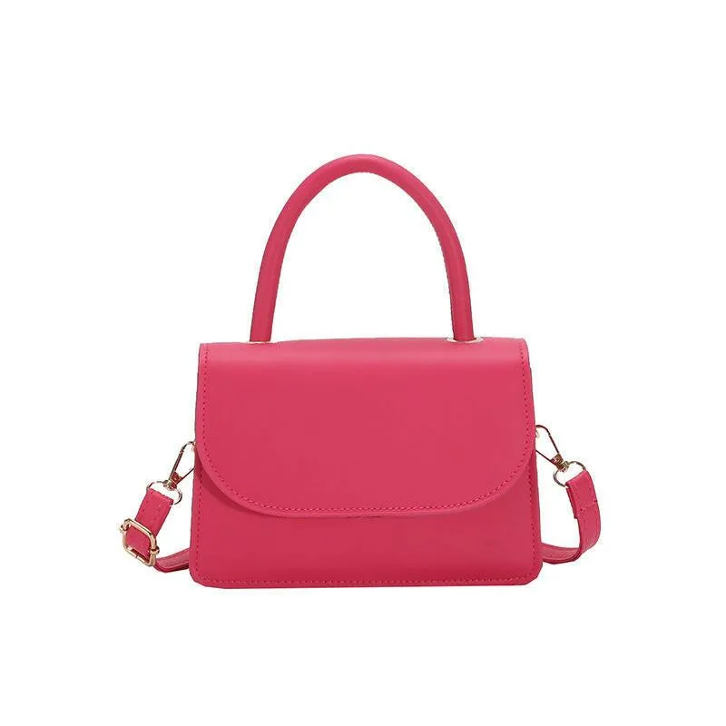 Versatile Casual Flip Simple Shoulder Handbag