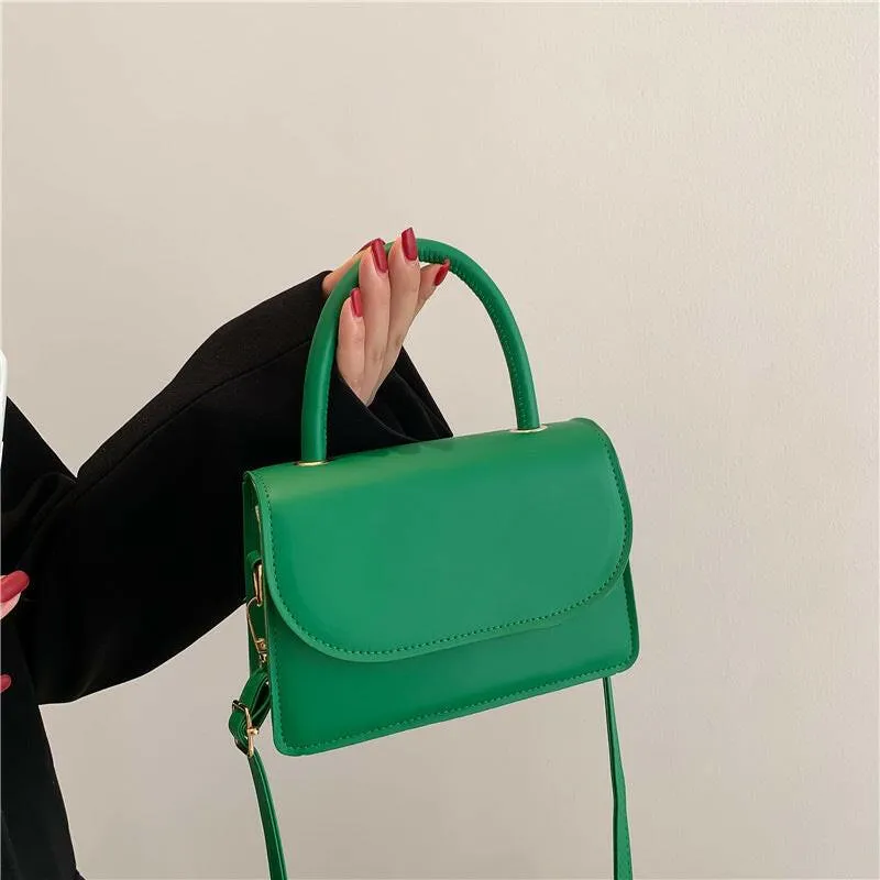 Versatile Casual Flip Simple Shoulder Handbag