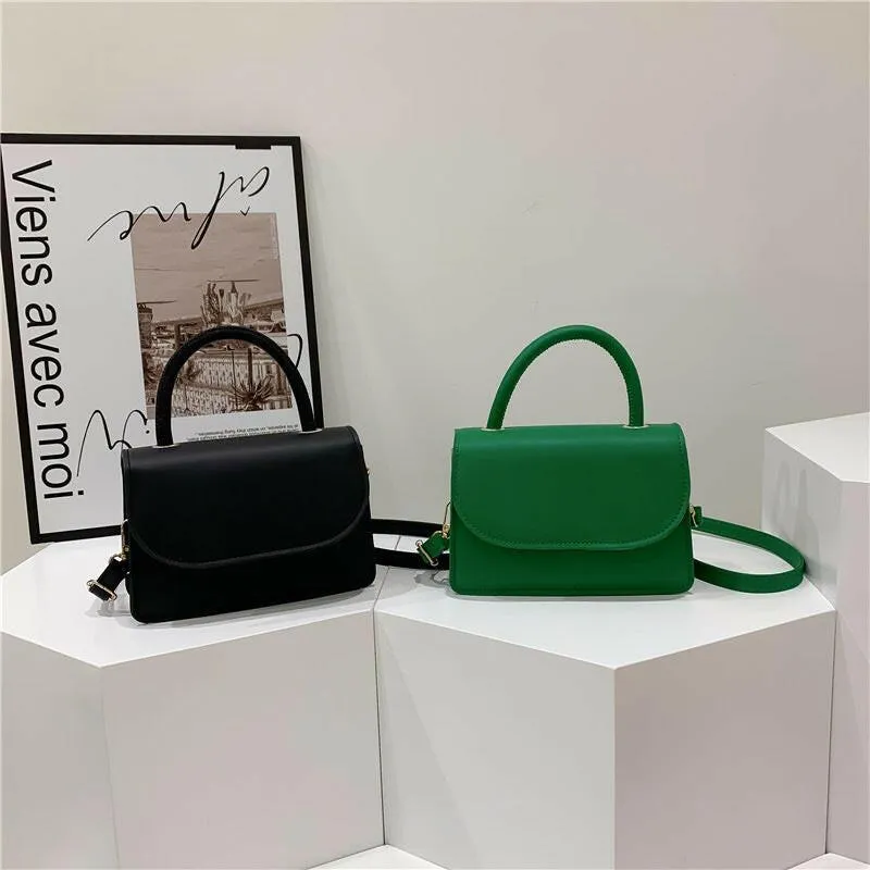 Versatile Casual Flip Simple Shoulder Handbag