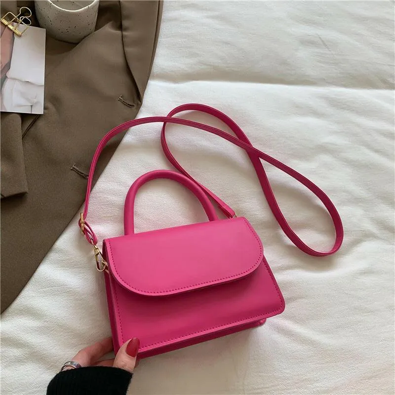 Versatile Casual Flip Simple Shoulder Handbag