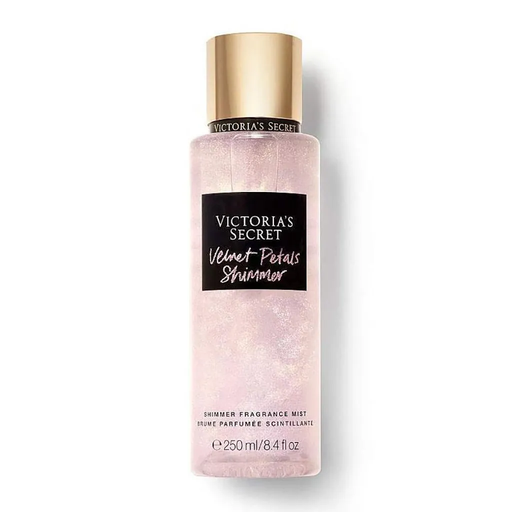 Victoria's Secret Velvet Petals Shimmer Body Mist For Women, 250 ml