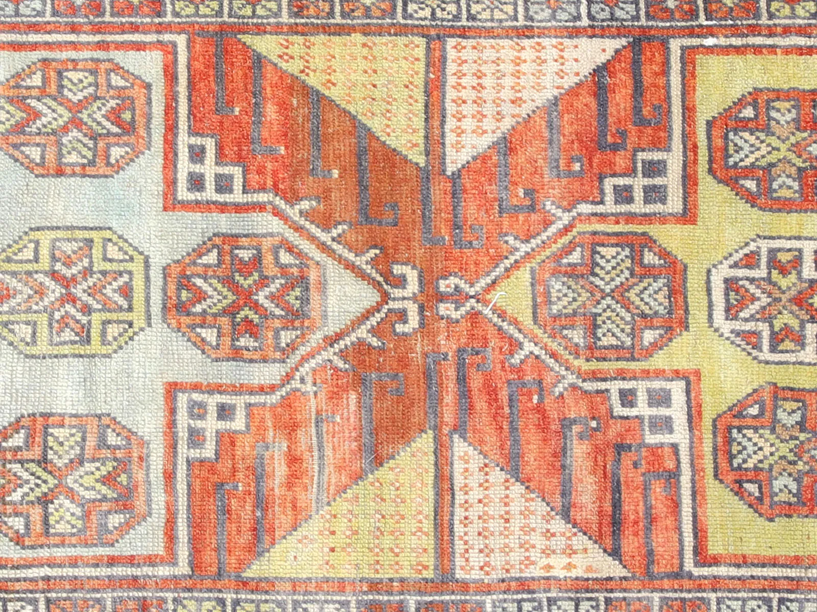 Vintage Turkish Oushak Runner - 3'7" x 11'2"