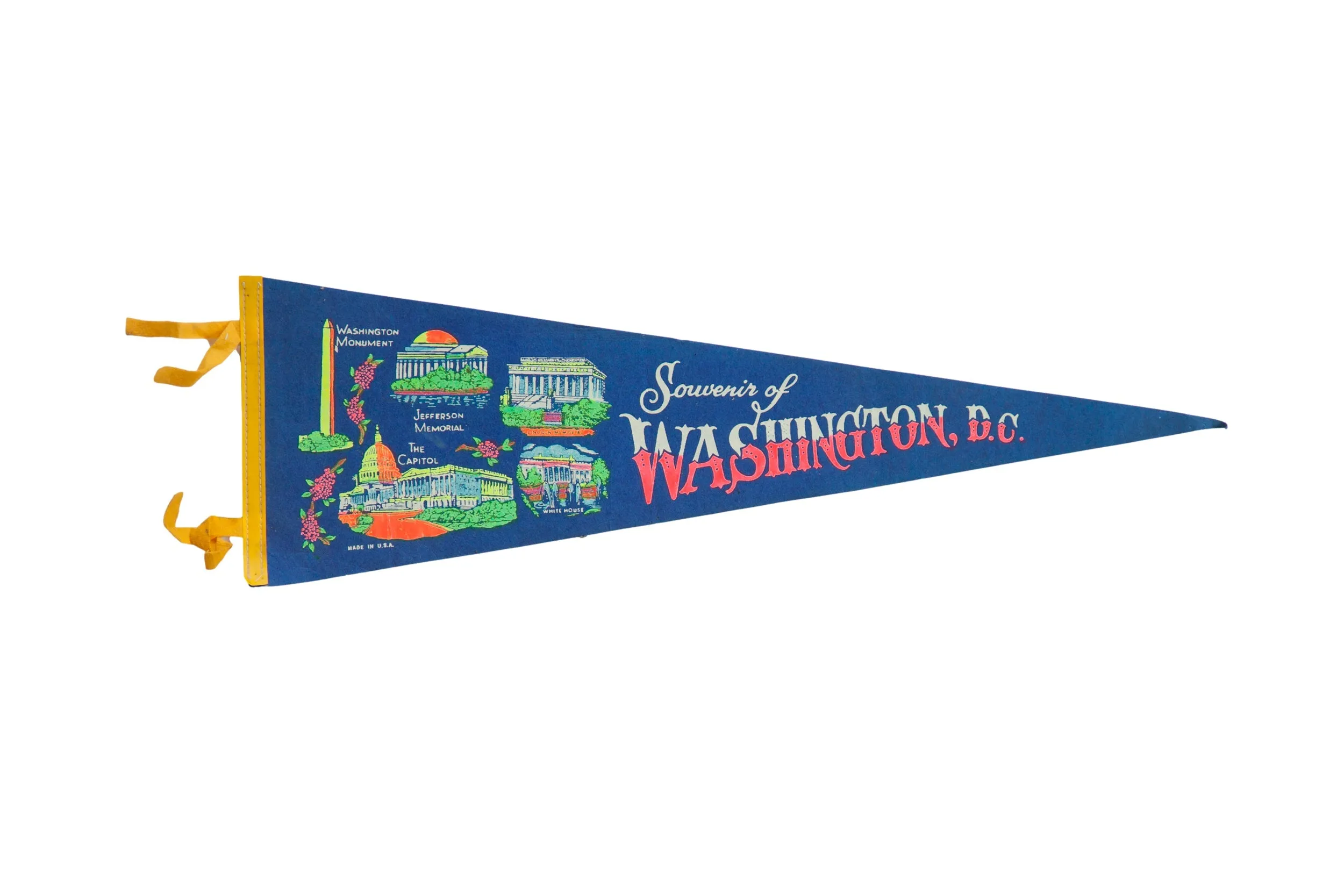 Vintage Washington DC Felt Flag