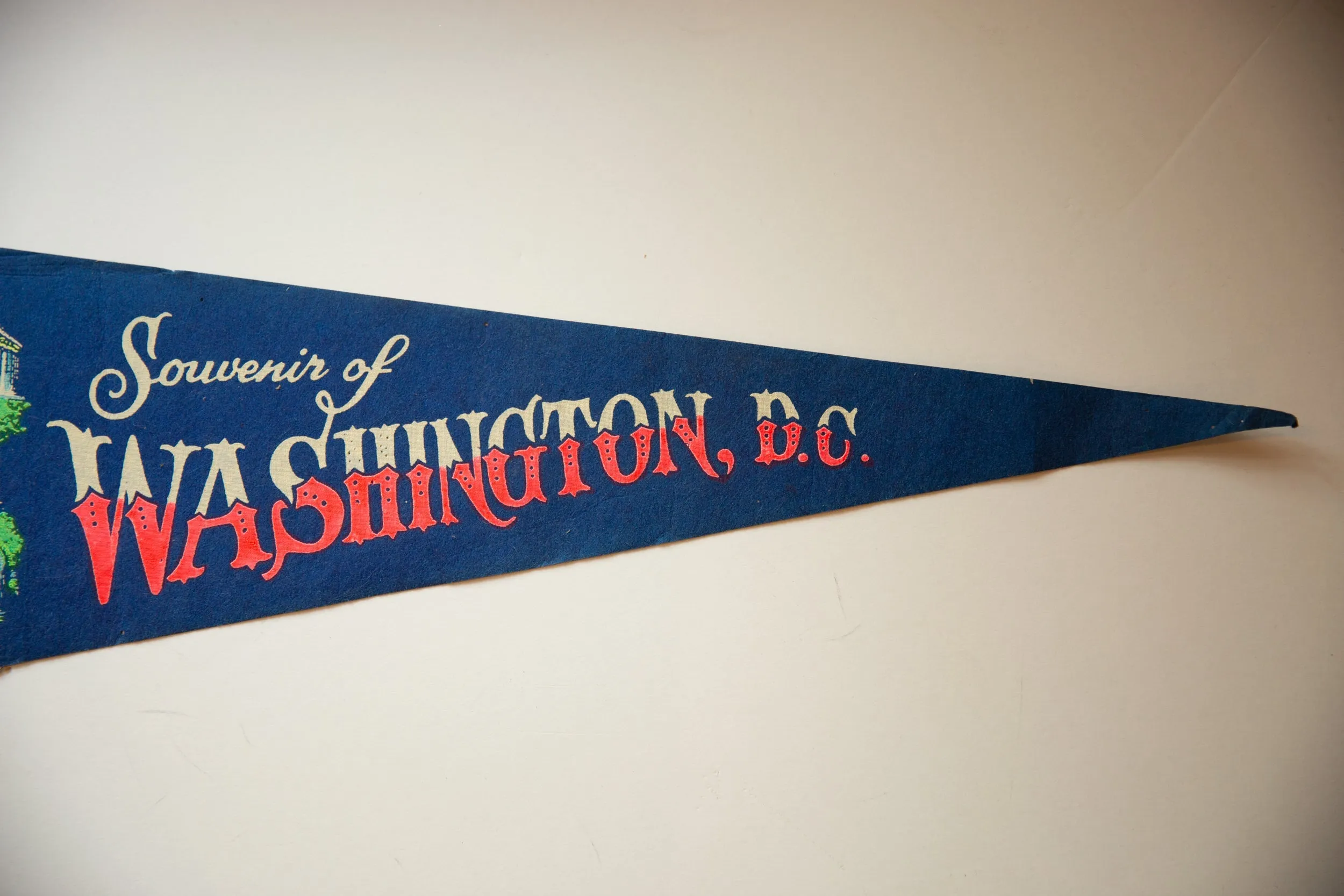 Vintage Washington DC Felt Flag