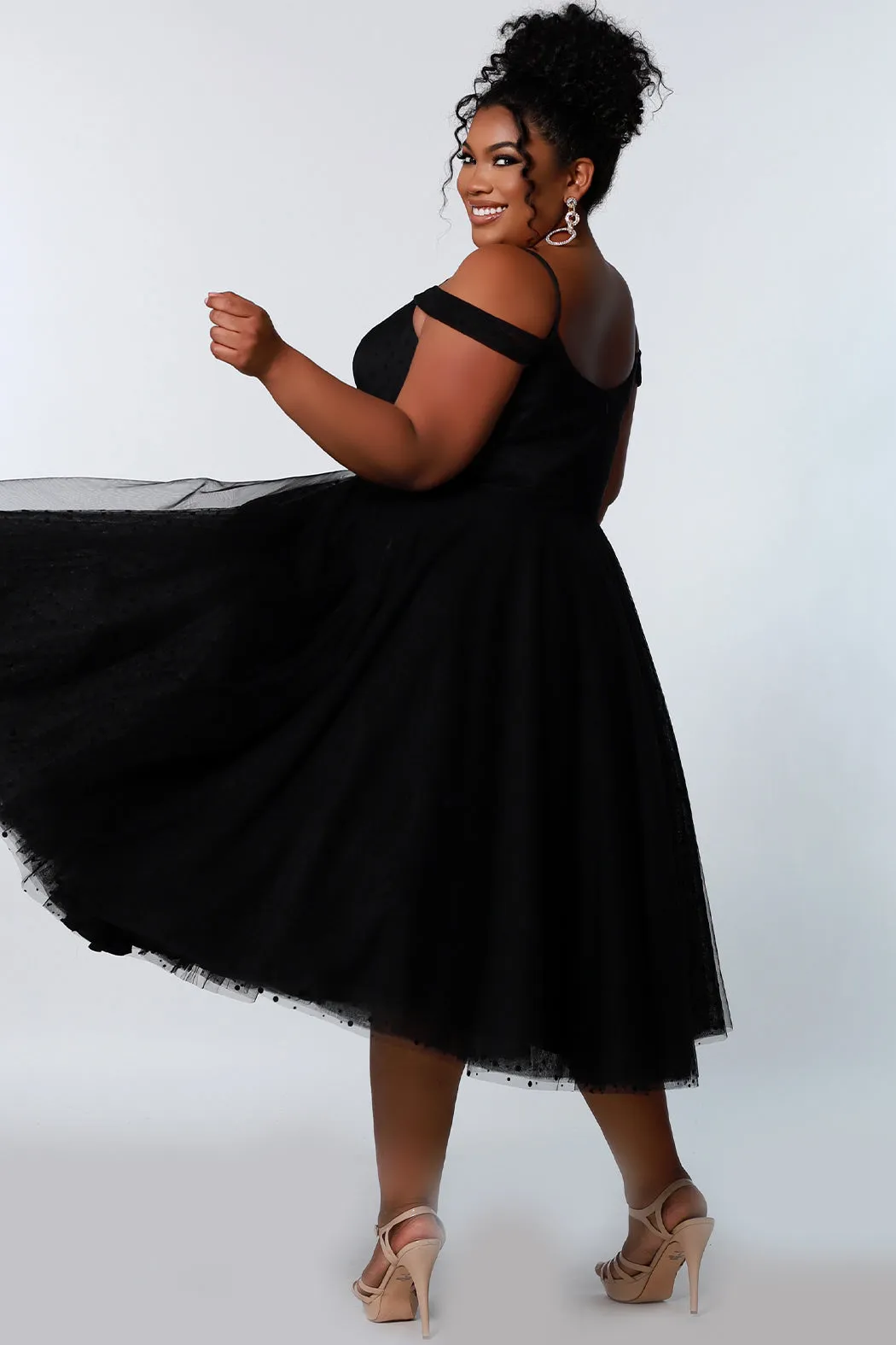 Vision of Love Tea Length Dress