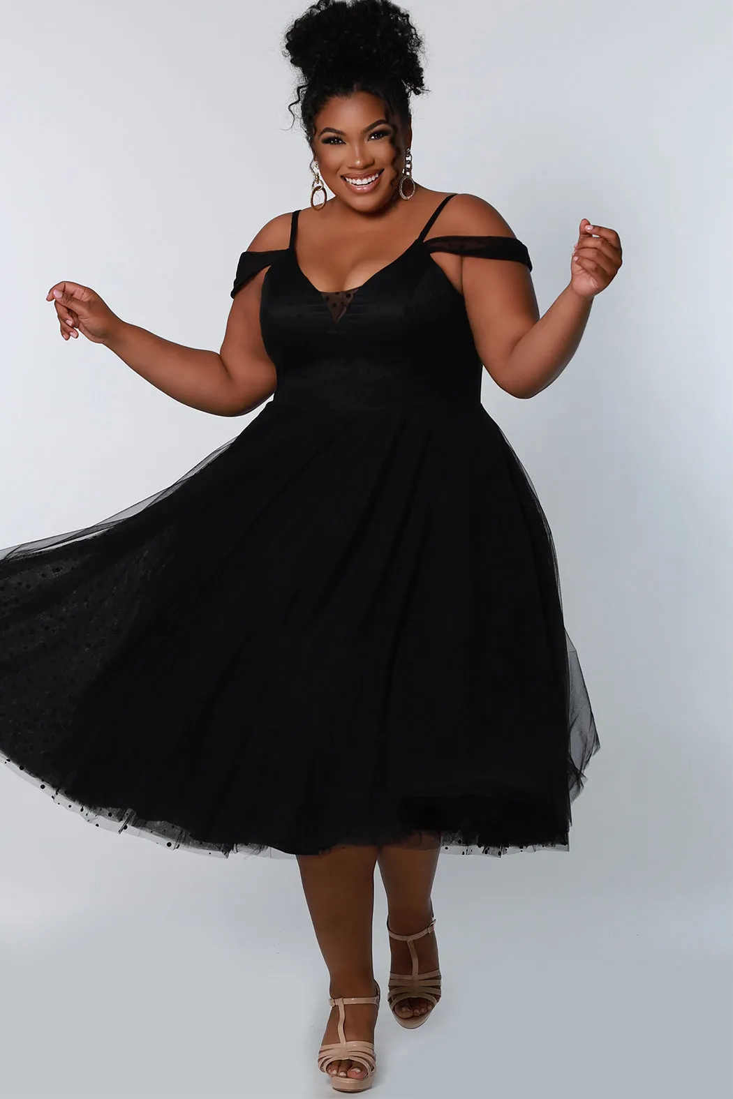 Vision of Love Tea Length Dress