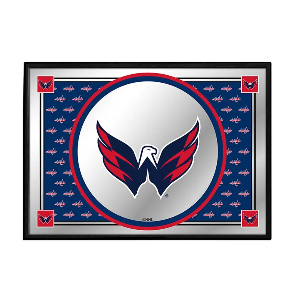 Washington Capitals: Team Spirit - Framed Mirrored Wall Sign