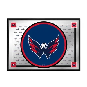 Washington Capitals: Team Spirit - Framed Mirrored Wall Sign