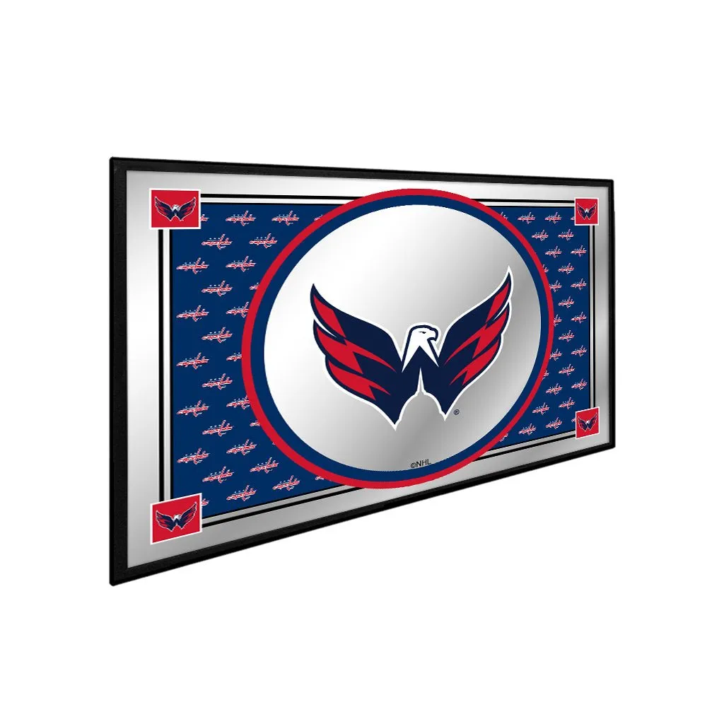 Washington Capitals: Team Spirit - Framed Mirrored Wall Sign